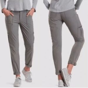 Kuhl Women's Horizon Gray Ripstop Cargo Pants Size 14 Reg